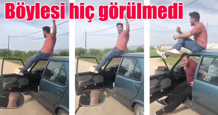 Trafikte dehşete düşüren görüntü