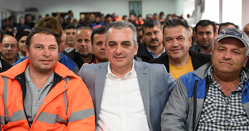 Konyaaltı personeline çifte bayram
