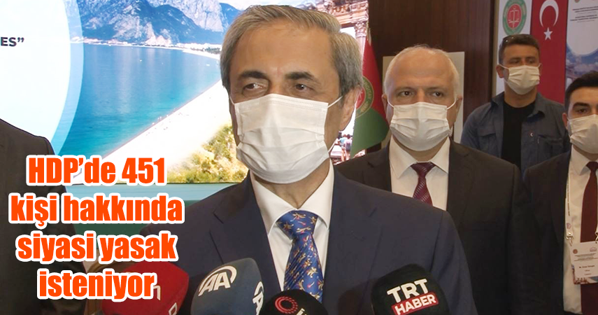 Yargıtay Başsavcısı HDP kararıbnı Antalya'da açıkladı