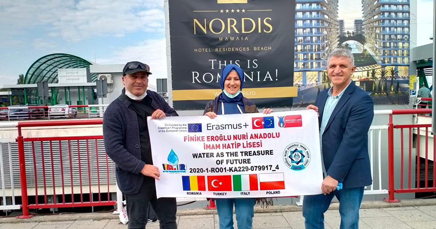 Finike Eroğlu Nuri Anadolu İmam Hatip Lisesi, Erasmus projesi kapsamında Romanya’da