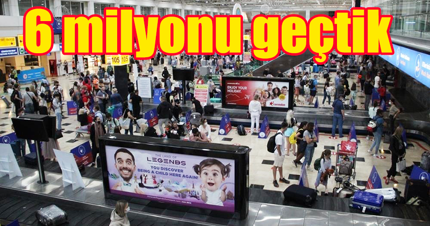 Geçen yılın aynı dönemine göre Antalya'da turist sayısı yüzde 202 arttı