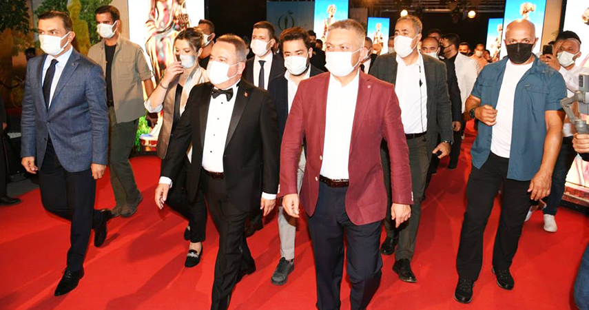 Vali Yazıcı 58’inci Antalya Altın Portakal Film Festivali Açılış Törenine Katıldı