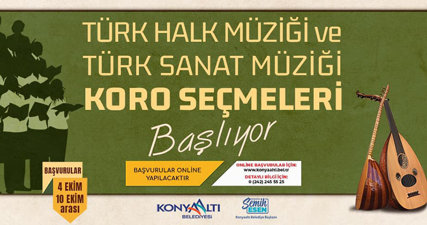 Konyaaltı, yeni koristler yetiştirecek