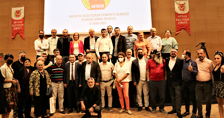 Antalya Gazeteciler Cemiyeti'nin yeni başkanı idris Taş oldu