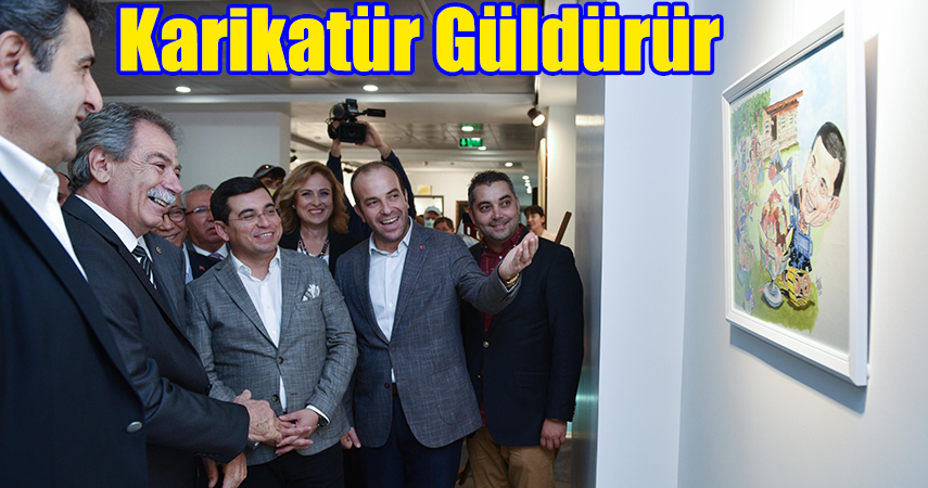 ‘Yüzler ve İzler’ karikatür sergisi, sanatseverlere kapılarını açtı