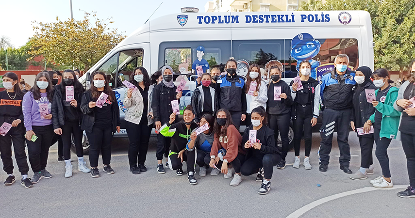 Öğrencilere, KADES, UYUMA ve HAYDİ uygulamaları anlatıldı