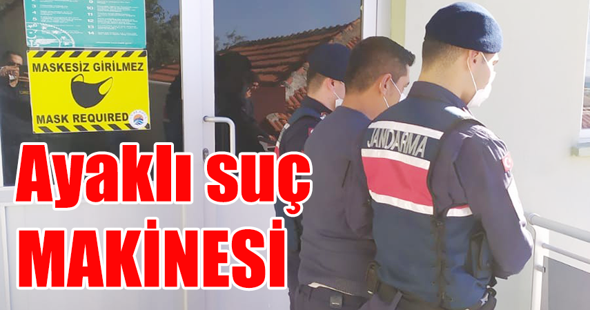 45 ayrı suç kaydı ile 12 yıl 9 ay kesinleşmiş hapis cezası bulunan zanlı yakalandı