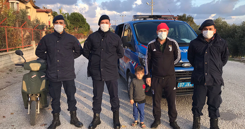 Kayıp çocuk evinden 3 kilometre uzaklıkta bulundu