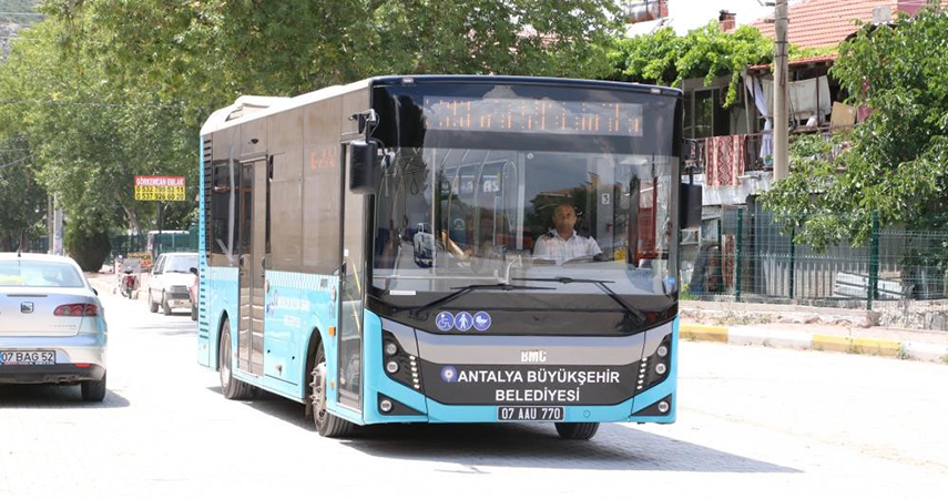 Antalya’da toplu ulaşıma yüzde 25 zam