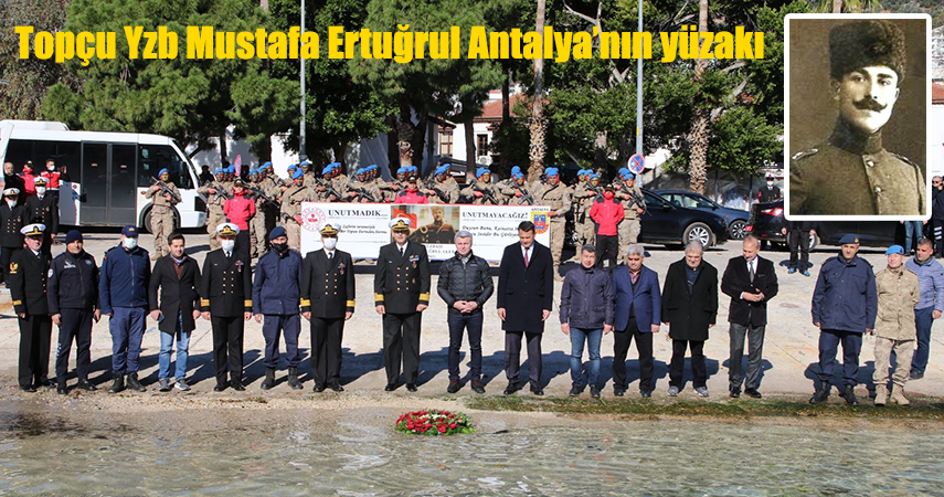 Topçu Yüzbaşı Mustafa Ertuğrul Kaş'ta etkinliklerle anıldı  