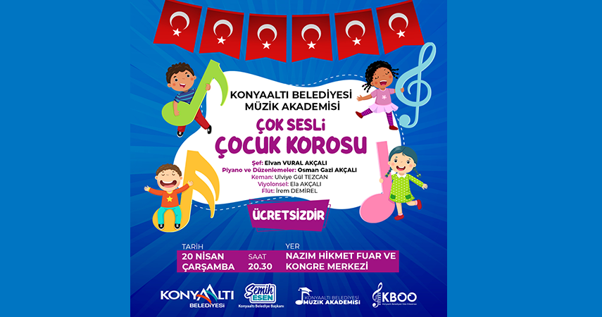 Çocuk Korosu müzikseverlerle buluşuyor