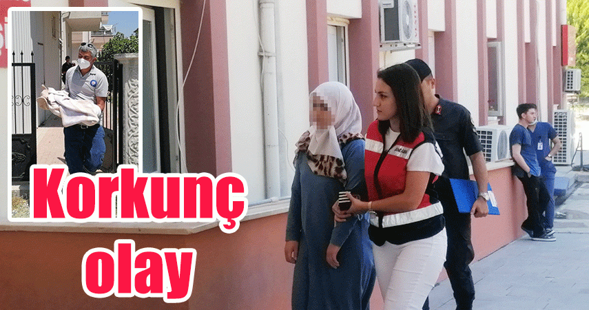 Cinnet getiren anne 2 yaşındaki kızını bıçaklayarak öldürdü