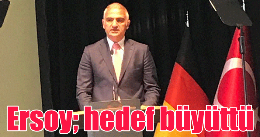 Bakan Mehmet Nuri Ersoy Back to Travel 2022'de konuştu; 'Turizmde hedeflerimiz büyük’’