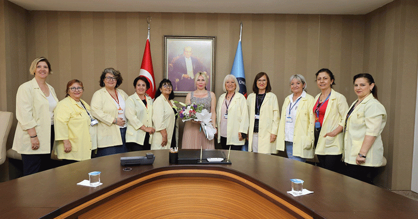 Rektör Özkan; 'Sarı Melekler'i ağırladı